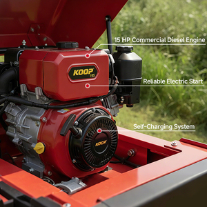Cortadora de Césped con Control Remoto, 15HP, de Alta Resistencia, para Jardín, Parque y Mantenimiento de Paisajes - Product Image 4