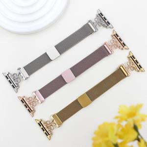 <span class=keywords><strong>Bracelet</strong></span> magnétique en métal fin de haute qualité pour Apple IWatch 10 9 8 SE, <span class=keywords><strong>bracelet</strong></span> de remplacement léopard - Product Image 1