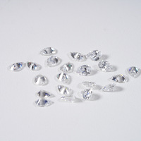 Piedras Preciosas Starsgem, Diamantes Cultivados en Laboratorio, Corte Pera de 2*3mm y 5*7mm, Color D, Corte Excelente, para Joyería