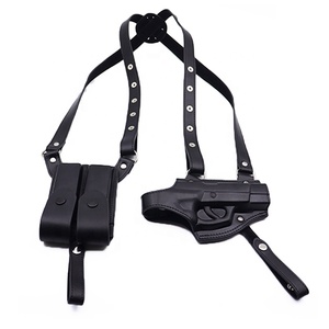 戦術的なガンバッグダブルショルダーアンダーアームスーツPuレザーホルスター狩猟用アクセサリー - Product Image 2