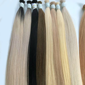 12A vietnamca sarışın 100% işlenmemiş işlenmemiş insan saçı toplu Extensiones Cabello Humano doğal manikür hizalanmış İŞLENMEMİŞ SAÇ - Product Image 1