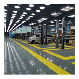 กระเบื้องปูพื้นพีวีซีกันลื่นการประชุมเชิงปฏิบัติการอุตสาหกรรมที่ทันสมัยสำหรับโรงรถร้านล้างรถ - Product Image 6