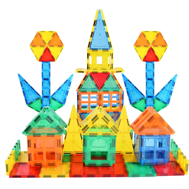 Éléments magnétiques éducatifs en 3D, 48 pièces, blocs de construction, jeu de jouets pour adultes