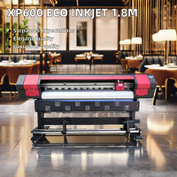 Impresora de Tubos ActionLasers de 1.8m, Impresora de Vinilo Digital para Pancartas Flexibles, Máquina de Impresión con Tinta Eco Solvente para Xp600 I3200