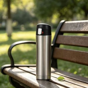 Taza de Viaje Aislada de 450 ml para Auto, Estilo Japonés Ecológico, Acero Inoxidable 304, Tapa Abatible, Venta al Por Mayor, Regalo Corporativo - Product Image 1