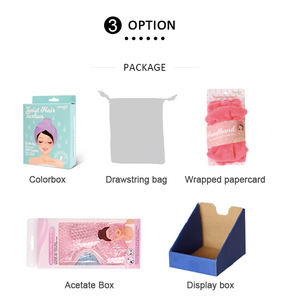 Pakcare Nouveaux produits 2025 <span class=keywords><strong>Bande</strong></span> de cheveux à nœud mignon personnalisé-pour le lavage du visage, le spa et le démaquillage - Product Image 5