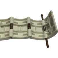 Serrure supérieure en plastique en gros d'usine pour volet roulant composant fenêtre et porte accessoires de volet roulant
