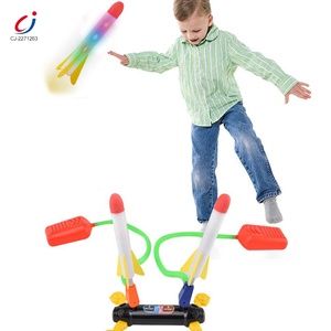 Chengji thể thao ngoài trời không khí phóng đôi bàn đạp bay 6pcs ánh sáng bọt Refill dueling tên lửa đồ chơi cho trẻ em Quà tặng - Product Image 2