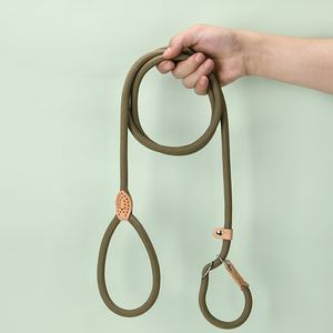 Tali Slip anjing tanpa tarik, tahan guncangan menyerap Bungee Lead tugas berat tali nilon latihan tali untuk anjing kecil sedang besar - Product Image 4