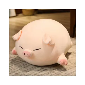 Đồ Chơi Nhồi Bông Hình Lợn Màu Hồng Dễ Thương Tùy Chỉnh Búp Bê Giường Ngủ Mềm Cho Trẻ Em Đồ Chơi Nhồi Bông Hình Thú Quà Tặng Sinh Nhật