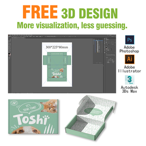 Cao cấp tùy chỉnh các tông sóng hộp bưu phẩm dập nổi bán buôn vận chuyển giấy với in ấn cao xử lý - Product Image 5