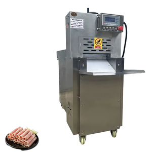 Machine à trancher la viande congelée automatique, lame en acier inoxydable, épaisseur réglable, usage commercial - Product Image 1