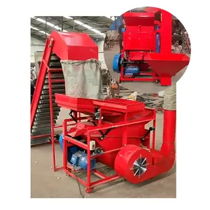 Large peanut dehulling machine Wind sieve cleaning equipment High yield peanut shelling machine