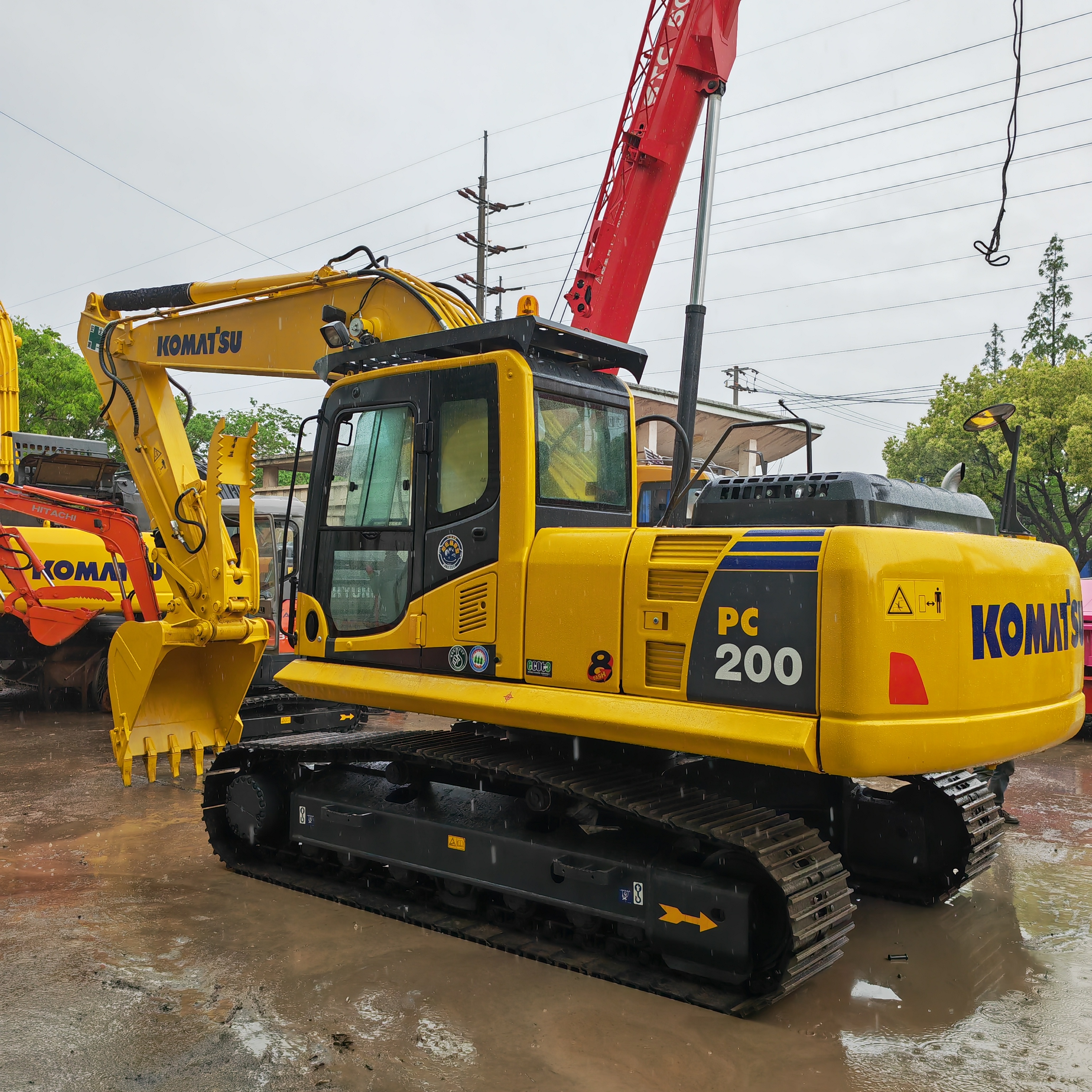Экскаватор Komatsu PC200-8 б/у, экскаватор komatsu PC200 PC120 PC300 PC350, другая строительная техника