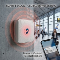Balise Bluetooth basse consommation BLE5.0 STiE2 IP67 étanche, portée de transmission super longue (200-300m), longue durée de vie de la batterie (8-10 ans)