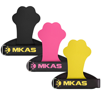 Agarraderas de Gimnasio Duraderas MKAS con Soporte para Muñeca, para Levantamiento de Pesas, Dominadas, Ejercicio, Antideslizantes, Transpirables, para Entrenamiento Cruzado