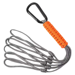 Sangle de rangement portable en paracorde tressée à 7 brins avec boucle métallique pour équipement de camping et de randonnée en extérieur - Product Image 6