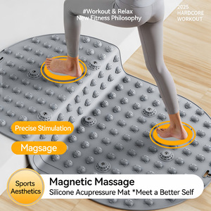Tapis de massage des pieds en silicone, coussin portable pour points de pression des pieds, pour soulager le stress, les douleurs à la voûte plantaire et au talon, utilisation à domicile et en salle de sport - Product Image 6