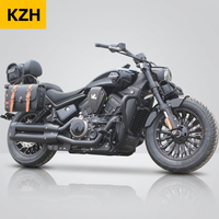 Barre de protection/porte-bagages arrière fixe anti-chute en acier au carbone pour moto Benda Black Flag 500 BD500-2A, fabriqué à Chongqing