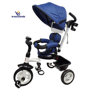 WQL cadeau pour enfants tricycles populaires vélo pour enfants variété de couleurs garçon bébé tricycle avec auvent - Product Image 3