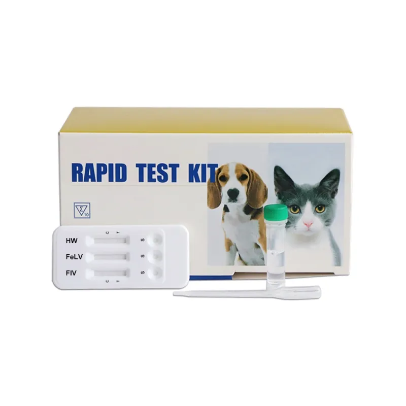 Gooddoctor высококачественный диагностический набор для домашних животных Fiv-Felv-Hw для быстрого тестирования кошек