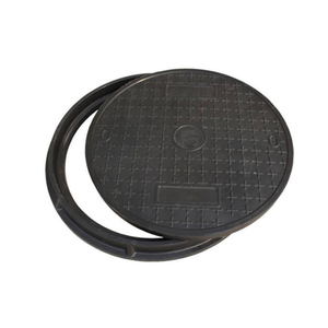 Couvercle de trou d'homme rond en fibre de verre FRP robuste SMC DMC Drain d'égout en résine composite pour la construction et l'<span class=keywords><strong>immobilier</strong></span> - Product Image 4