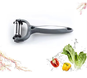 Creative 3-in-1 multifunctional 360-degree rotating potato peeler <b>vegetable</b> chip gadget - Product Image 2