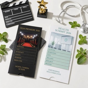 <span class=keywords><strong>Carte</strong></span> de programme de la Semaine de la Mode avec onglets de collection de créateurs, heures des spectacles, cartes des lieux et détails des after-parties - Product Image 6