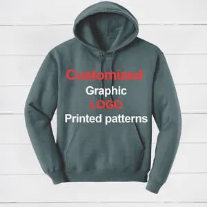 Vintage Trendy Classic Cozy Custom Unisex DTG Comfortable Manufacturer Oversize High Quality Hoody Cotton And Polyester