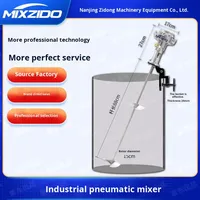 Mélangeur pneumatique vertical manuel automatique IBC tonneau horizontal type plaque chimique anti-explosion mélange forcé revêtement