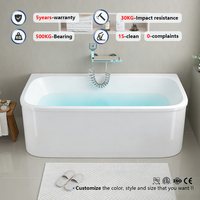 Baignoire autoportante ovale moderne pour, vente en gros d'usine, usage domestique, salle de bain, hôtel, projet villa