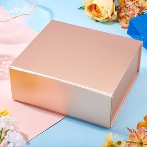 Cajas de Regalo Rosadas Brillantes de Lujo, Biodegradables, con Cierre Magnético para un Empaque Elegante - Product Image 4