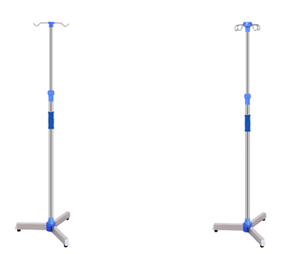 Tempat Tidur Penyangga Infus dengan Tiang Infus Stainless Steel yang Dapat Disesuaikan Tingginya dan Dapat Dipindahkan, untuk Fasilitas Medis Rumah Sakit yang Terjangkau - Product Image 2