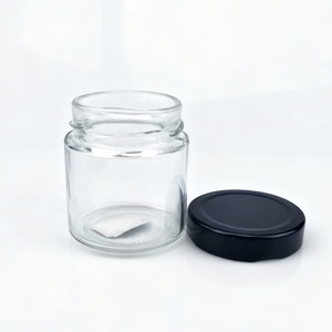 Pot en verre rond Ergo pour miel avec couvercle métallique à vis, prix usine, 100ml, 140ml, 180ml, 200ml, 220ml, 280ml, 212ml - Product Image 3