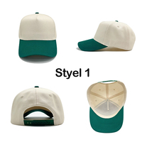 Gorra de Béisbol Unisex de Alta Calidad, Multicolor, de 5 Paneles, Casual, con Visera Plana, de Algodón, con Logotipo Bordado Personalizado, Ajustable