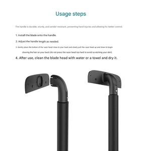 Maquinilla de Afeitar Corporal Impermeable al por Mayor, Ajustable y Extensible para la Espalda, para Hombres - Product Image 3