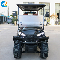 Voiture de golf électrique tout-terrain Robetaa 6 places, nouvelle voiturette de golf au lithium pour Club Car