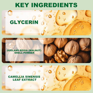 Gommage corporel au matcha en gros avec poudre de coquille de noix et extrait de thé vert – Exfoliant et antioxydant - Product Image 2