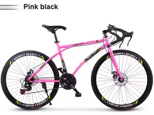 Bicicletta da Strada per Adulti di Alta Gamma a Scatto Fisso con Freni a Disco, 21 Velocità, <span class=keywords><strong>Manubrio</strong></span> Curvo per Mountain Bike - Product Image 5