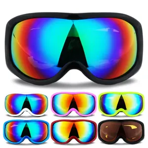 نظارات رياضية أنيقة للتزلج على الثلج PC عدسات فردية مضادة للضباب uv400 نظارات تزلج بالجملة