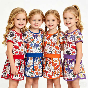 Conjuntos de Ropa de Yoga para Niñas, Faldas de Equipos de Fútbol, Trajes de Animadoras, Ropa Deportiva de Moda Infantil al por Mayor, Disponible en Stock - Product Image 1