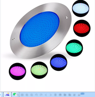 Lampe de piscine LED 18W 25W 35W 230mm RGB avec télécommande Wi-Fi 12V, étanche IP68
