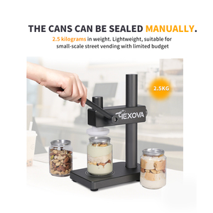 Machine de scellage manuelle pour canettes en plastique PET de haute qualité, scelleuse manuelle commerciale pour canettes de boissons, sodas, couvercles en aluminium - Product Image 4