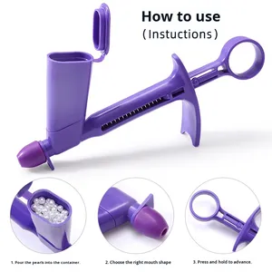 Set di 4 Utensili <span class=keywords><strong>per</strong></span> Pasticceria Fai-da-Te, Lisciatore <span class=keywords><strong>per</strong></span> Perle di Zucchero, Pistola <span class=keywords><strong>per</strong></span> Decorazione Dolci, Strumenti <span class=keywords><strong>per</strong></span> Decorazione Dessert in Materiale PP Moderno - Product Image 3