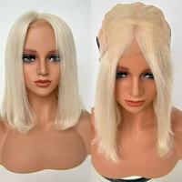 Perruque Courte Bob en Cheveux Humains Vierges Premium Prête à l'Expédition avec Fermeture HD en Dentelle, Sans Colle, Vente en Gros pour Salons, Douce, Lisse, Sans Perte de Cheveux, Respirante