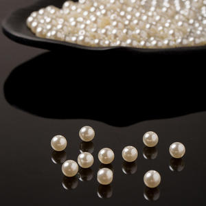 ลูกปัดมุกสีขาวงาช้าง500กรัม/ถุงลูกปัดมุกทรงกลมหลวมสำหรับทำเครื่องประดับสร้อยข้อมือสร้อยคอแบบทำมือ - Product Image 4