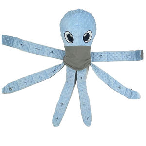 Новый дизайн, плюшевая игрушка-Осьминог 35 футов, мягкая плюшевая пищалка, обучающая игрушка со звуком, шлифовальная игрушка для собак, тренировочная игрушка для жевания, тибетская еда - Product Image 3