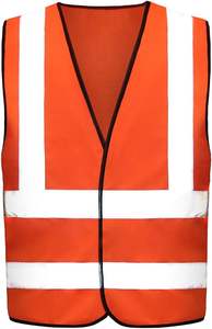 Chalecos de Seguridad de Alta Visibilidad con Certificación ANSI, Malla Transpirable con Franjas Reflectantes, Múltiples Bolsillos para Trabajos de Construcción y Corporativos - Product Image 5