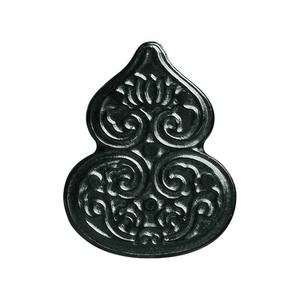 Pendentif en jadéite naturelle en forme de gourde, jade noir, bijoux unisexes pour femmes, design original, style chinois, cadeau avec certificat d'évaluation HT26 - Product Image 5