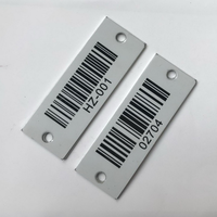 Letreros y Placas de Identificación de Metal Plateado Personalizados con Códigos de Serie Digitales Grabados y Serigrafiados, y Códigos QR